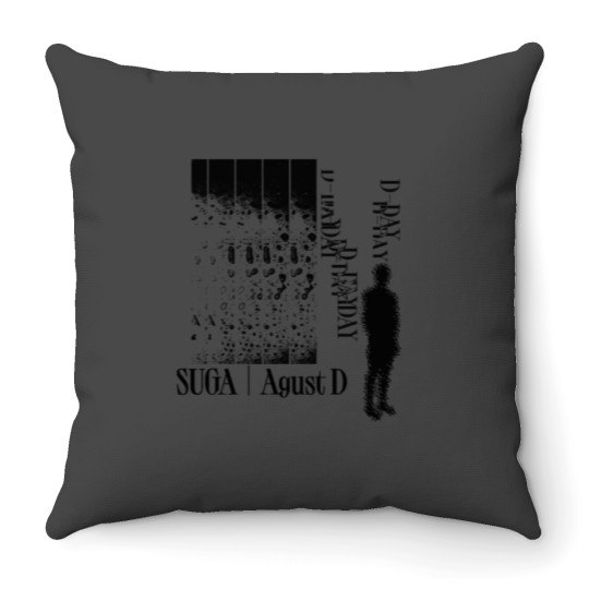 Discover AGUST D D-DAYT-AGUST D D-DAYT-AGUST D D-DAYT- Throw Pillows
