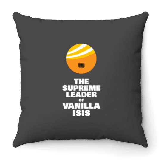 Discover Vanilla ISIS Funny Throw Pillows