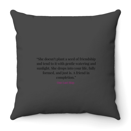 Discover One Last S-top- Throw Pillows