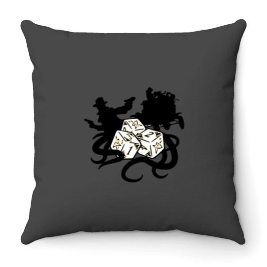 Discover Arkham Horror Dice Throw Pillows