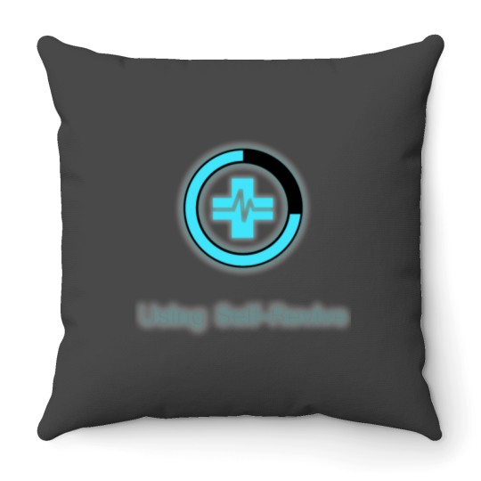 Discover Using Self Revive in Warzone Style Throw Pillows
