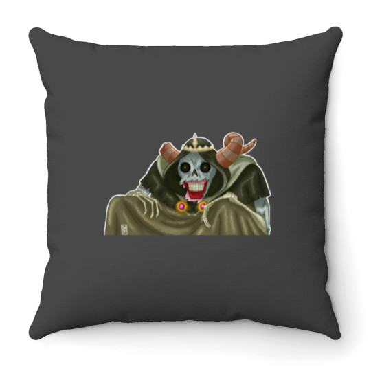 Discover THE LICH Sticker Throw Pillows
