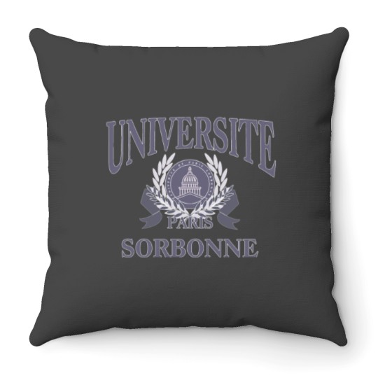 Discover Universite of Sorbonne Paris Throw Pillows