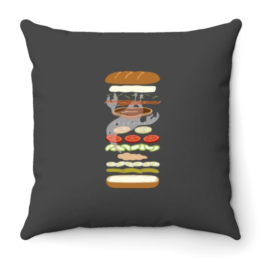Discover Time Sandwich Throw Pillows