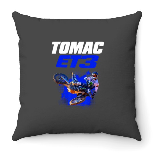 Discover eli et3 tomac 3 2022 t Throw Pillows