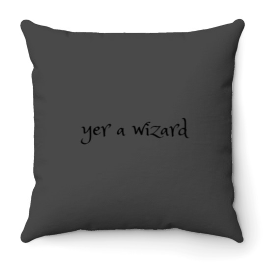 Discover 15 Yer A Wizard Throw Pillows