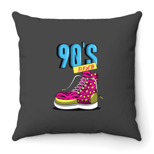 Discover 90S DISCO Throw Pillows
