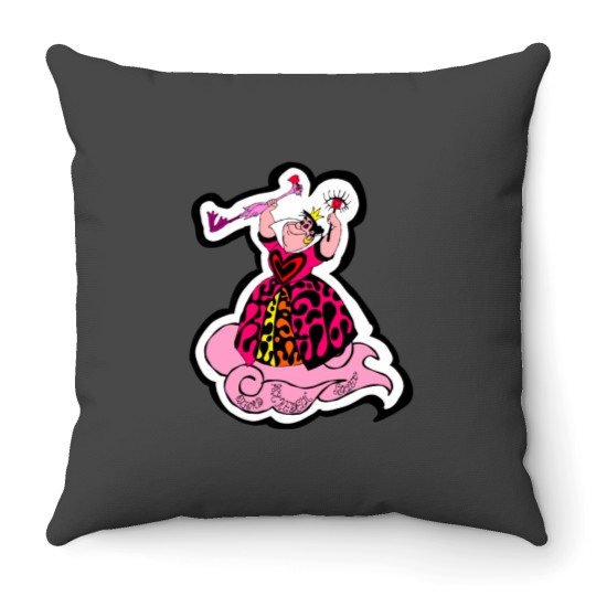Discover Off With Their Heads! Multicolour Throw Pillows