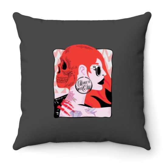 Discover S-top-Wasting Time And Start Queens Of The Stone Age Throw Pillows