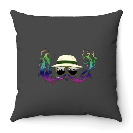 Discover Bat Country  3 The thing about being a loser is you don't have anything to lose Throw Pillows