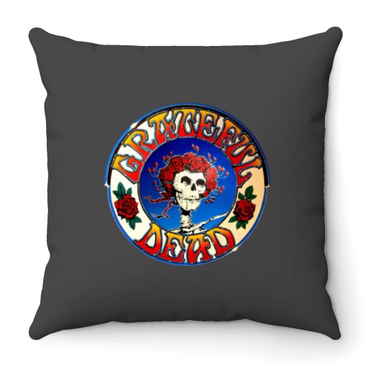 Discover The Dead Skull and The Grateful Beautiful. Throw Pillows