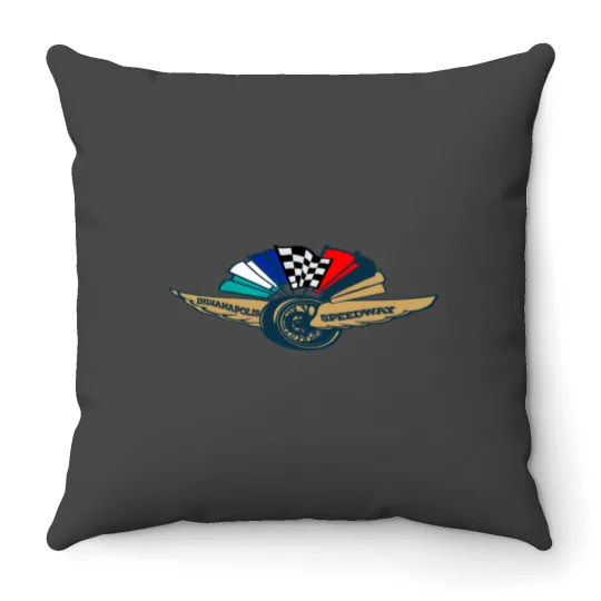 Discover Indianapolis 500 The Simulation Motor Speedway Throw Pillows