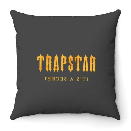 Discover Trapstar yellow Throw Pillows