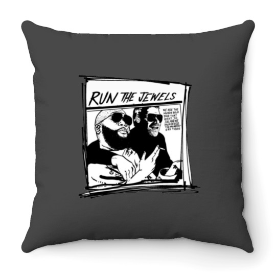 Discover Run The Jewels We Are The Murderous Pair 1 Legaliz e Ranch Version Throw Pillows