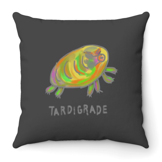 Discover Happy Tardigrade Throw Pillows