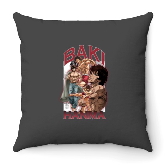 Discover Baki Hanma Throw Pillows