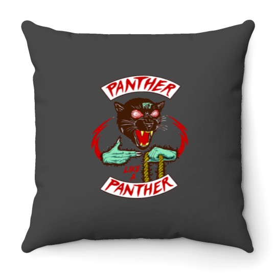 Discover Watercolor Vintage-Panther Like-Panther Run Gift Fans Jewels Great Throw Pillows