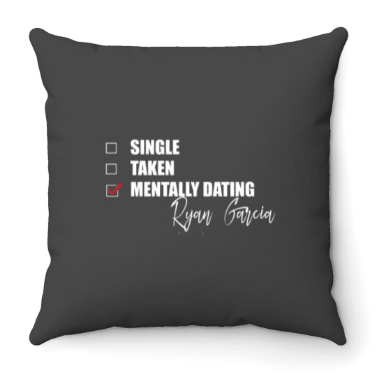 Discover Mentally Dating Ryan Garcia Althea Reds Throw Pillows