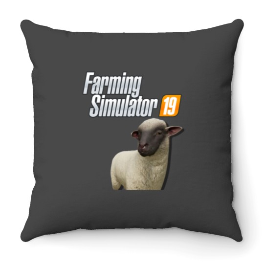 Discover farming simulator           farming simulator Throw Pillows