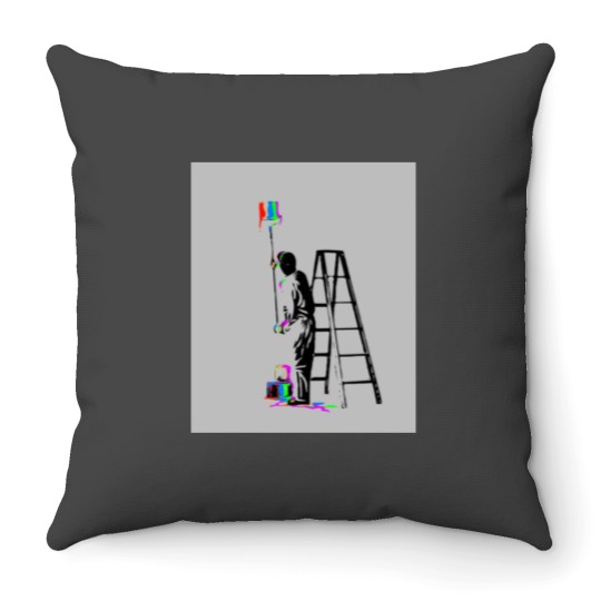 Discover Painter Throw Pillows
