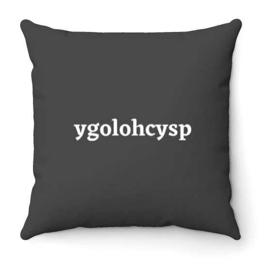 Discover ygolohcysp - Reverse Psychology Throw Pillows