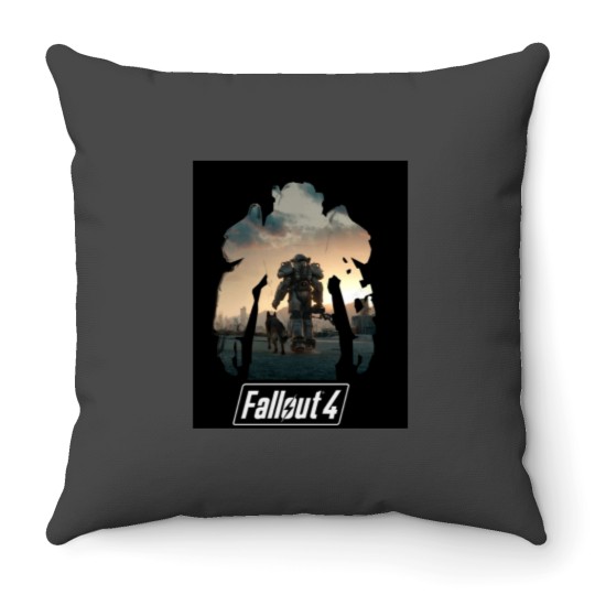 Discover Falllout 4 Power Armor Throw Pillows