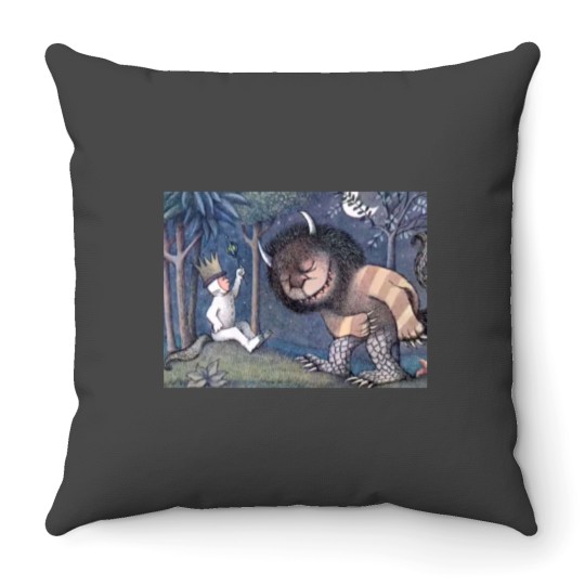 Discover Where The Wild Things Are Max King When Max dresses in his wolf Throw Pillows