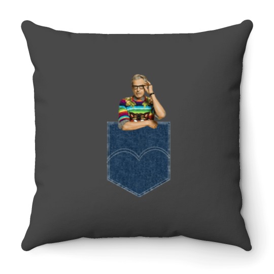 Discover Pocket Jeff Goldblum Throw Pillows