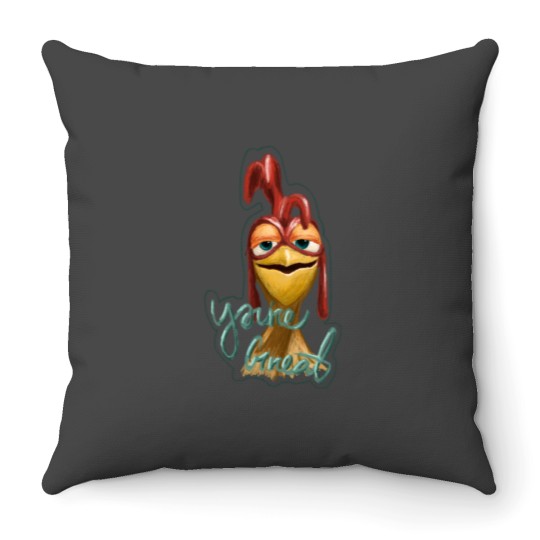 Discover You’re great! Chicken JoeYou’re great! Chicken Joe Throw Pillows