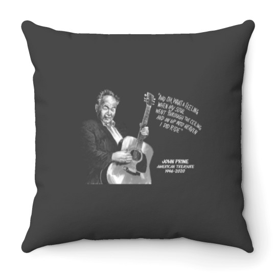 Discover JOH PRINE RIP 1946 - 2020 Throw Pillows
