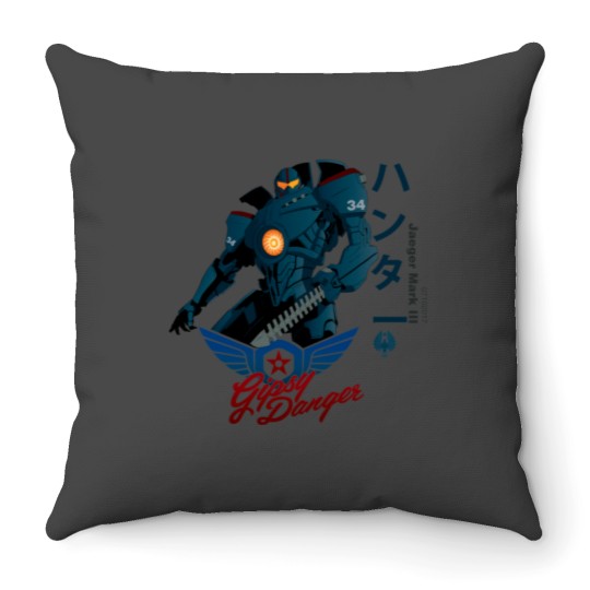 Discover Gipsy Danger Throw Pillows