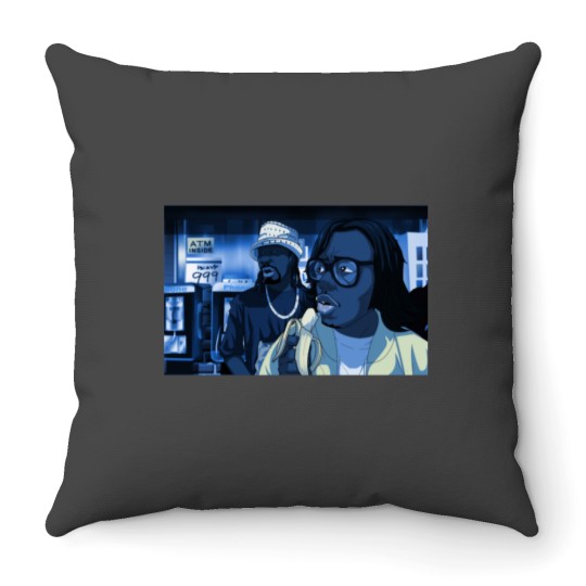 Discover Big Head Rico Throw Pillows