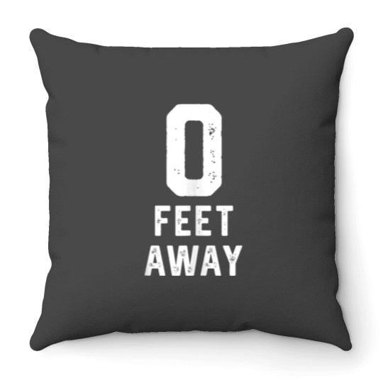 Discover 0 Feet Away Funny Gay Cruise Tank Top Throw Pillows