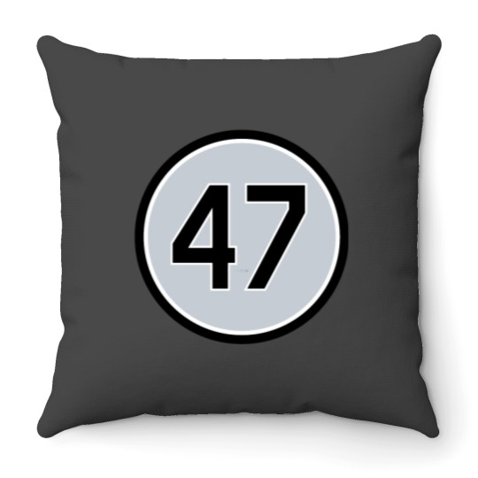 Discover Gio Gonzalez 47 Jersey Number Throw Pillows