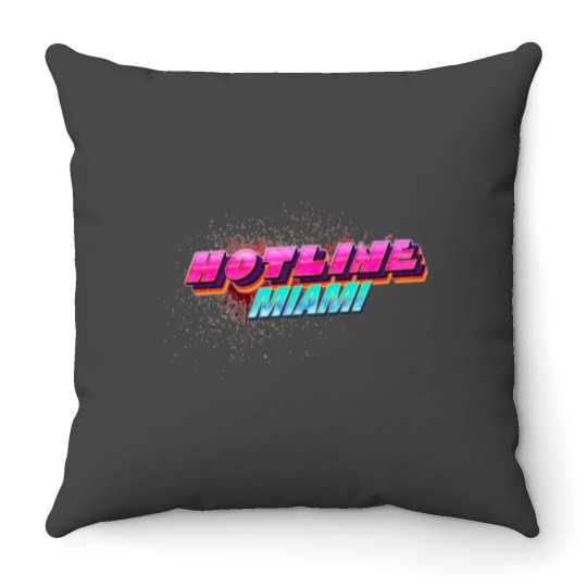 Discover Hotline Miami Throw Pillows