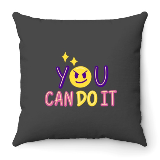 Discover You Can Do It All By Yourself Throw Pillow