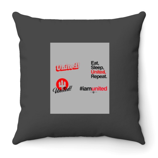Discover United Sticker Pack Throw Pillows