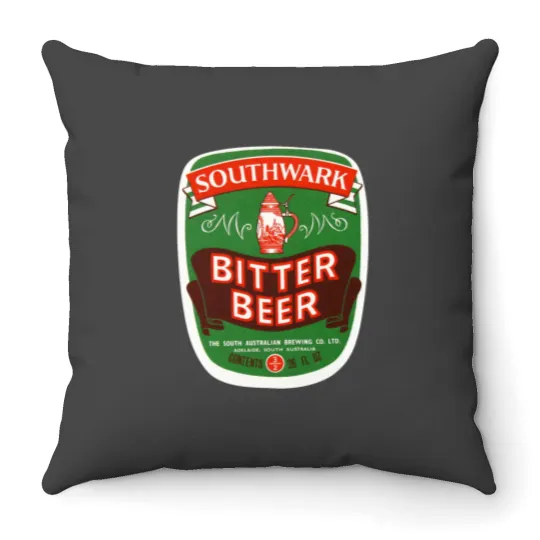 Discover  Southwark Bitter Aussie Lager Throw Pillows