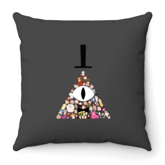Discover Gravity Falls Characters Gravity Falls Characters Throw Pillows