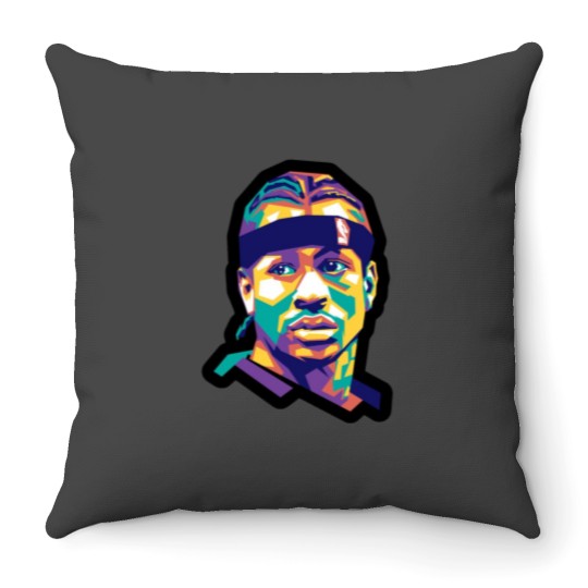 Discover Wpap Allen Iverson Throw Pillows