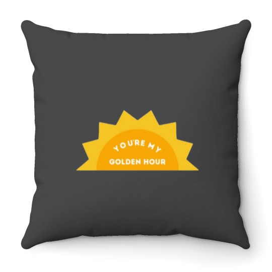 Discover You’re My Golden Hour Throw Pillows
