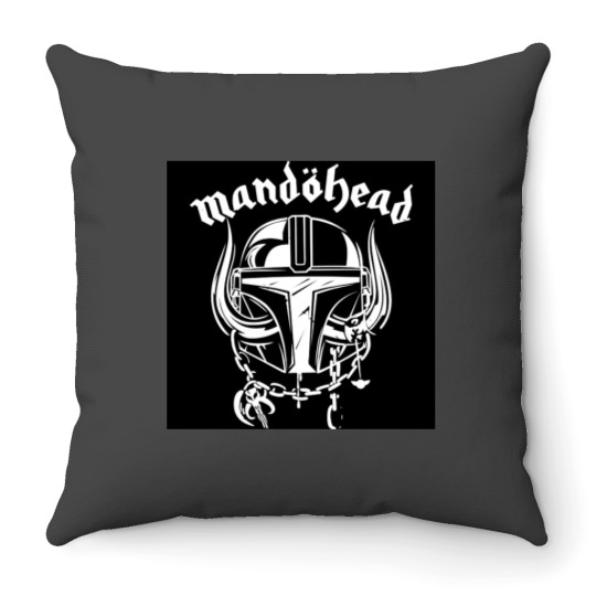 Discover Mandohead Throw Pillows