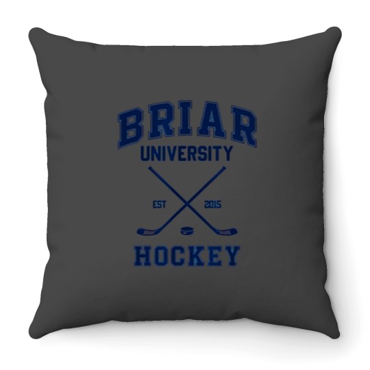 Discover Briar U Hockey Off Campus Graham 44 Two Side Throw Pillows