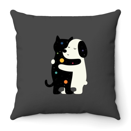Discover Universe Soulmate Throw Pillows