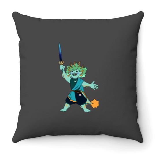 Discover gills new sw ord 81png Throw Pillows