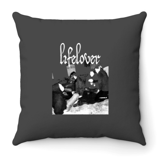 Discover Lifelover Total Band Sticker Throw Pillows