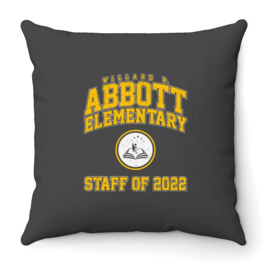 Discover Willard R. Abbott Elementary Staff of 2022 Throw Pillows