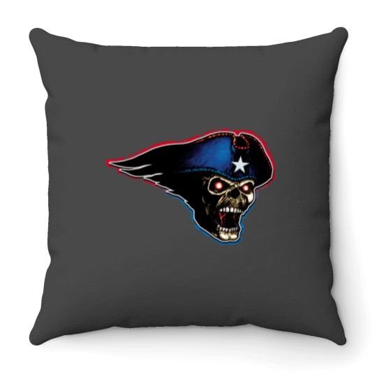 Discover Zombie Patriot1 Throw Pillows