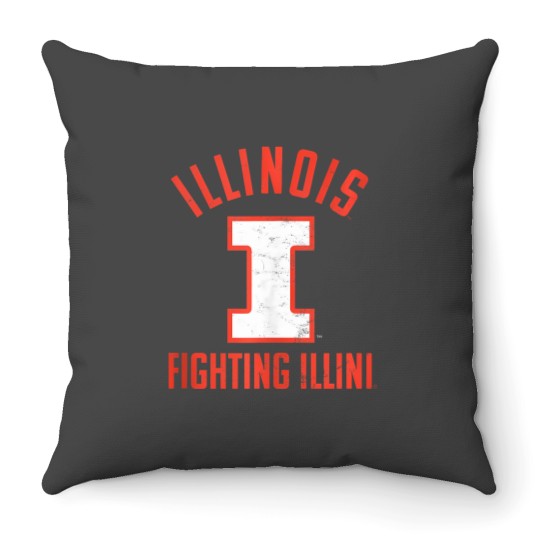 Discover 72 University Of Illinois Fighting Illini Large Tank Top Throw Pillows