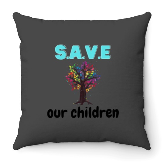 Discover PEDOPHILES ARE THE REAL PANDEMI C (3) Throw Pillows